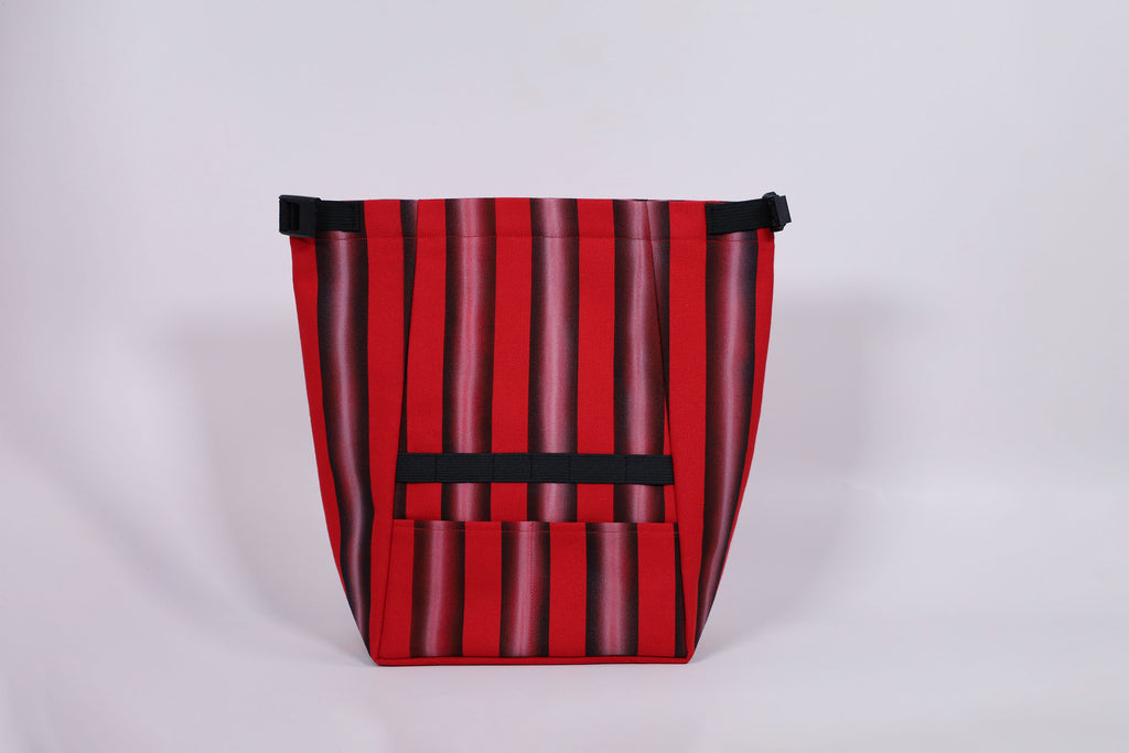 Red Stripe Chalk Bucket