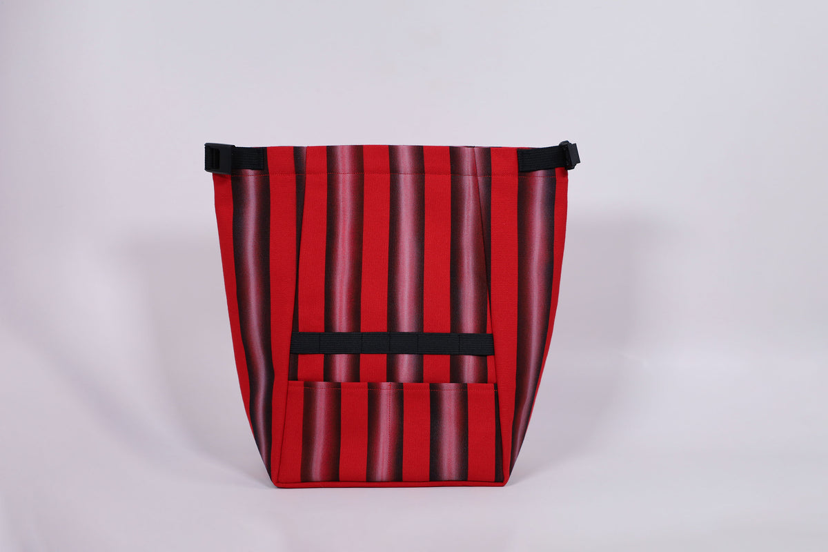 Red Stripe Chalk Bucket